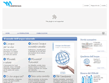 Tablet Screenshot of mineracqua.it